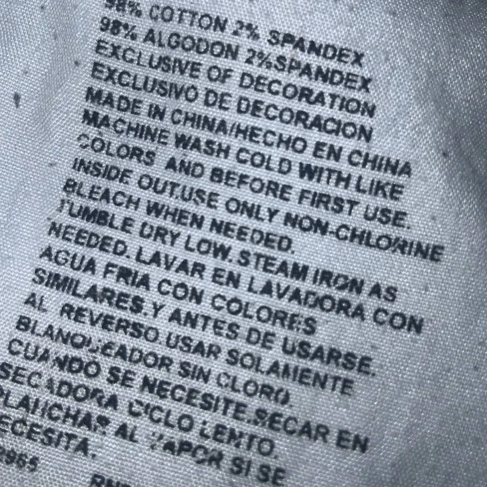 St John’s Bay Blue Denim Jean High Waist Bermuda Summer Shorts Size 10 - Image 7