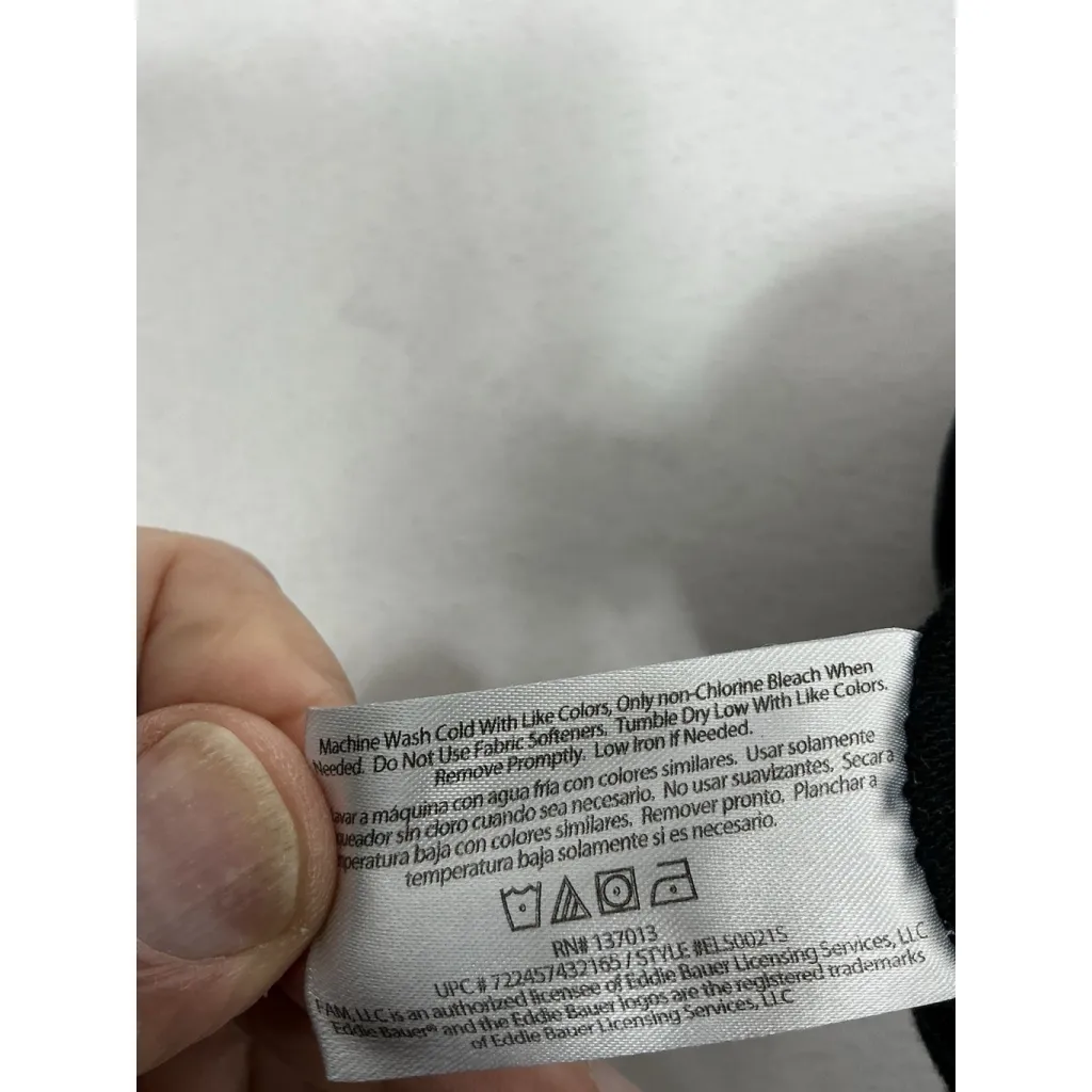 Womans Eddie Bauer Pullon Athletic Shorts Large Black Elastic Waist - Image 5