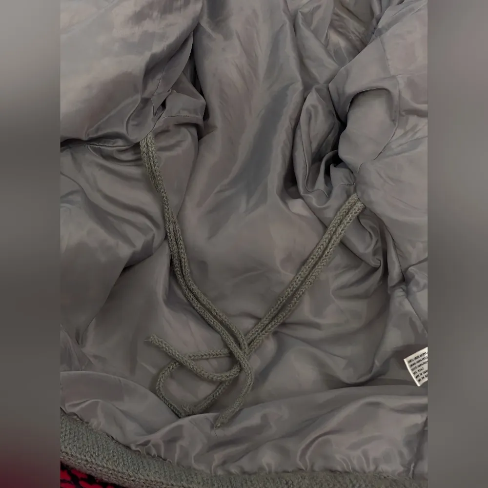 Vintage 1980s Townhouse Oversized Knit Coat | Chunky Sweater Chenille Geometric Blue Size M - Image 15