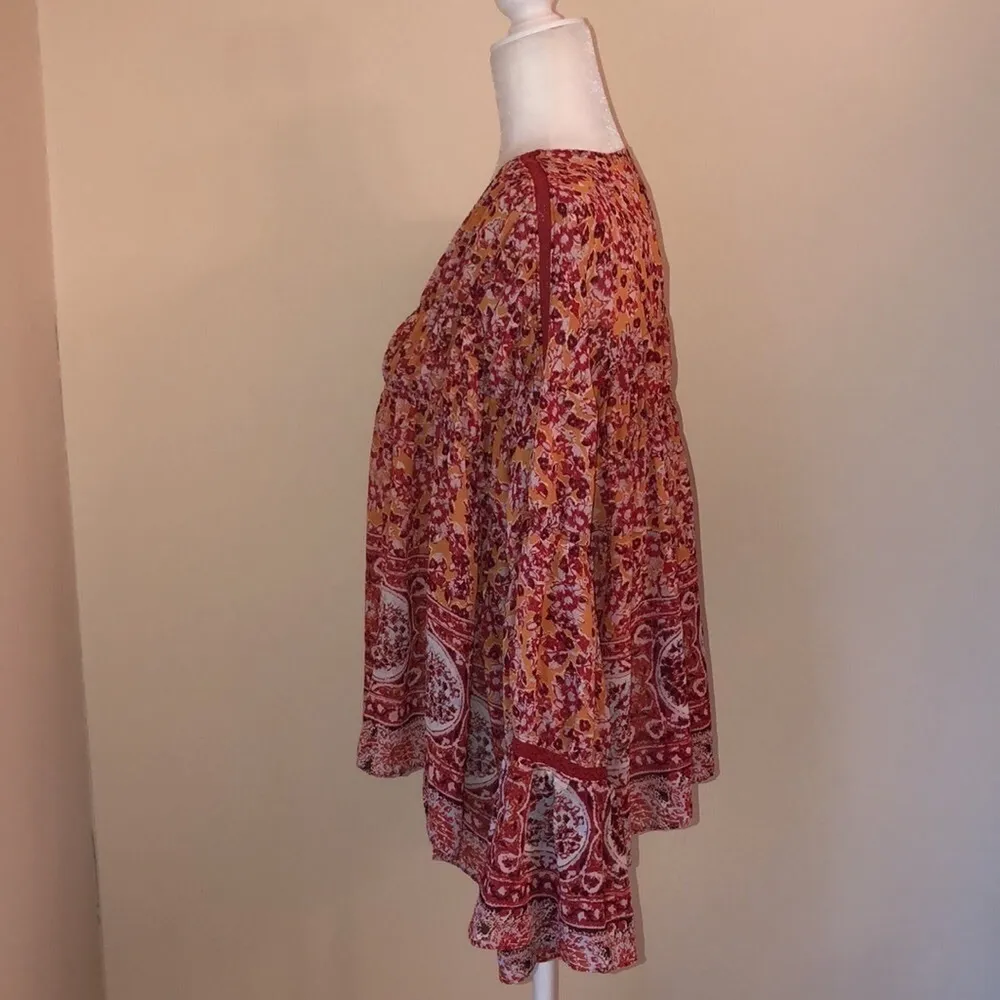 Free People Lorriane Tiered Kimono Blouse - Image 13