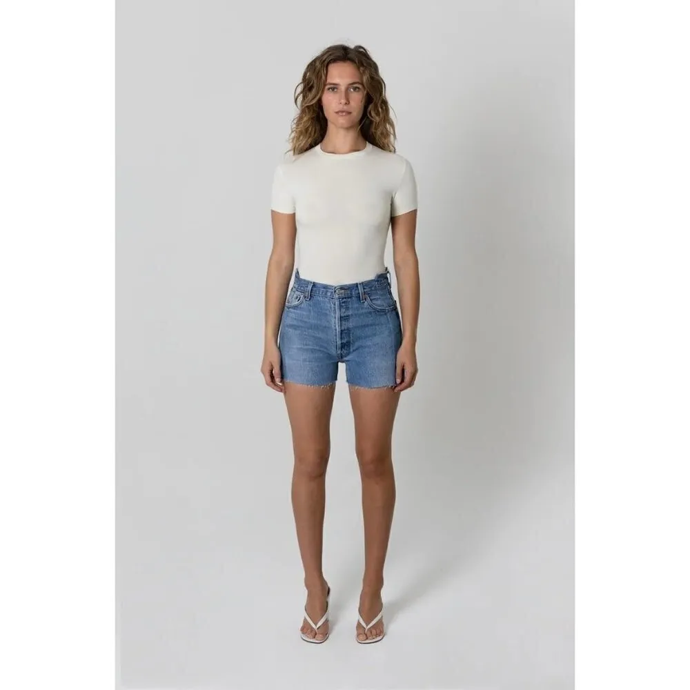 EB Denim OG Jean Denim Shorts in Light Wash 33 New Womens Jeans Blue - Image 10