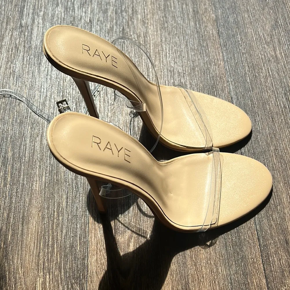 Bali heels in clear - Image 3