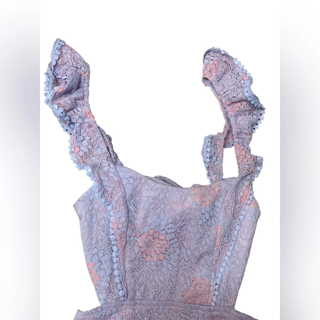 • Hello Molly Forever Love mini dress pink purple xsmall - Image 4