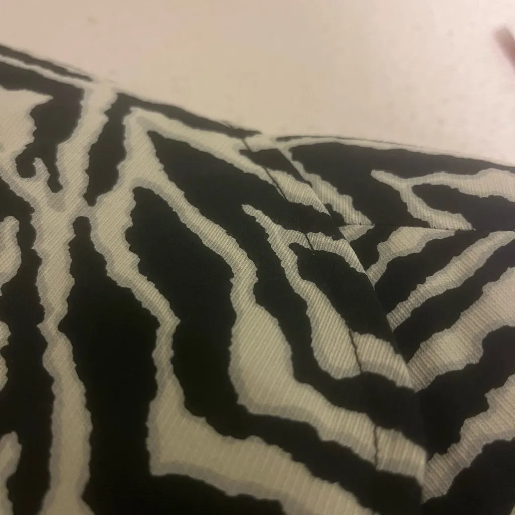 WOMENS EMMA JAMES ZEBRA TRENCH JACKET SIZE 10 pre-owned‎ - Image 3