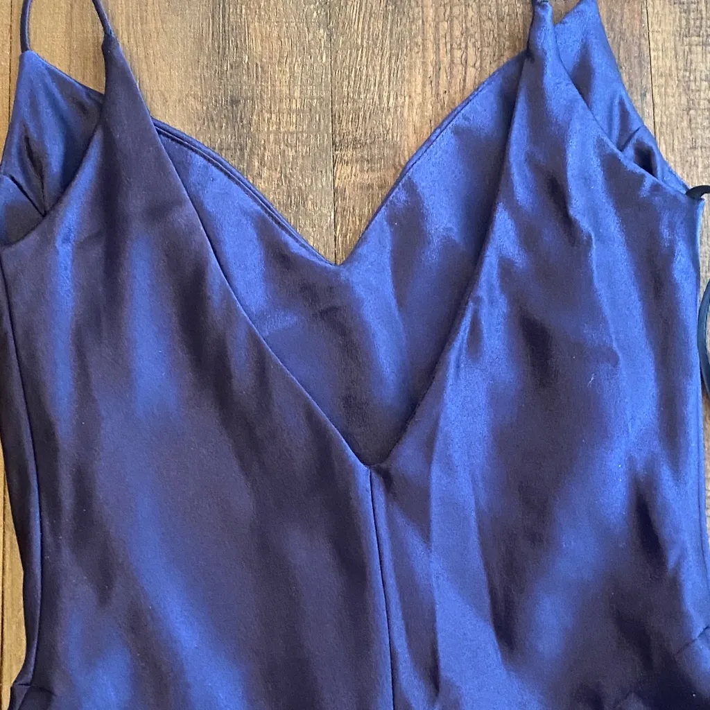 Moda International Navy Blue Dress Black Size 4 - Image 14