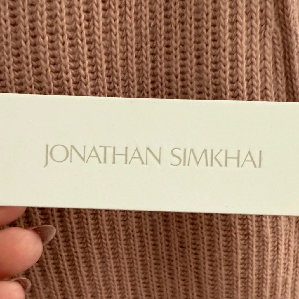 Jonathan Simkhai Pink Ribbed Leggings Size XS - Image 6