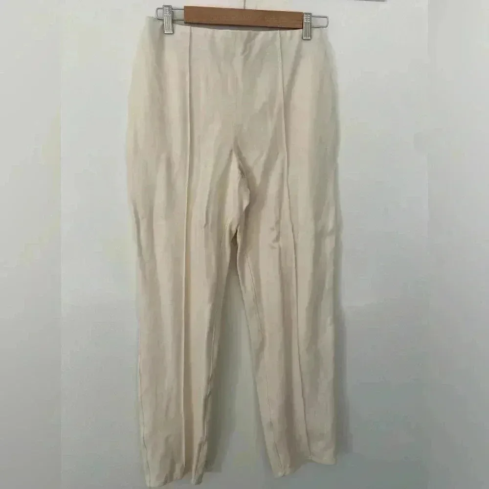 Lapointe pull on pants beige cream size 6 - Image 2