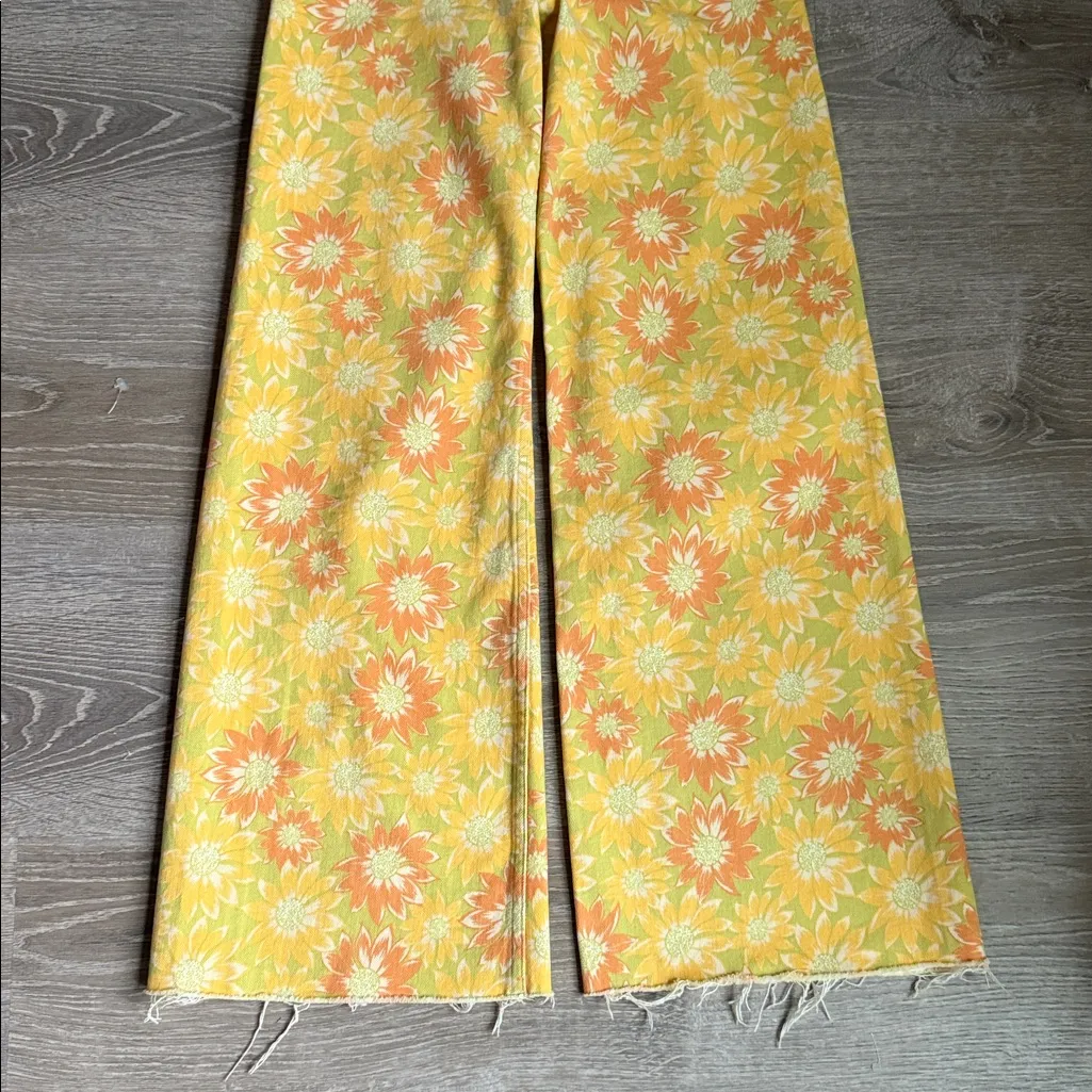 Zara marine straight leg Jeans daisy 0 - Image 7