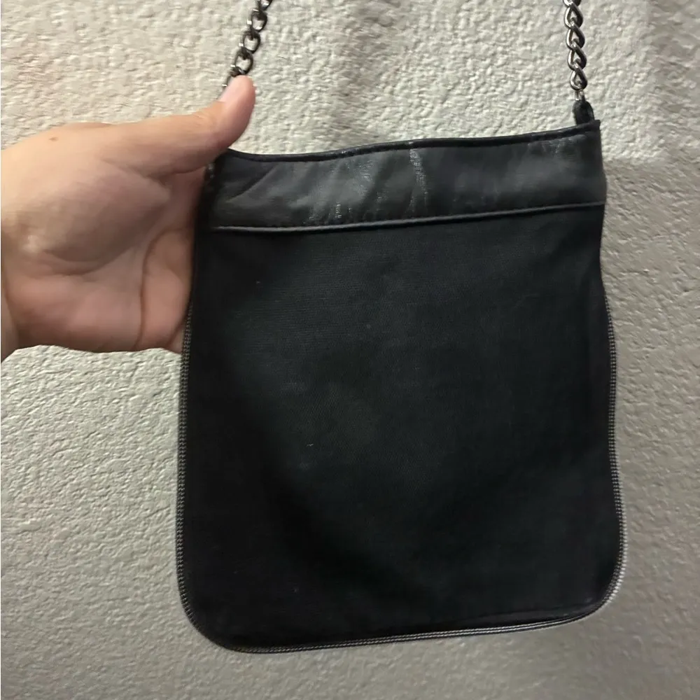 Franky & Minx Black and Red Gothic Crossbody Chain Strap Women's Bag - Image 4