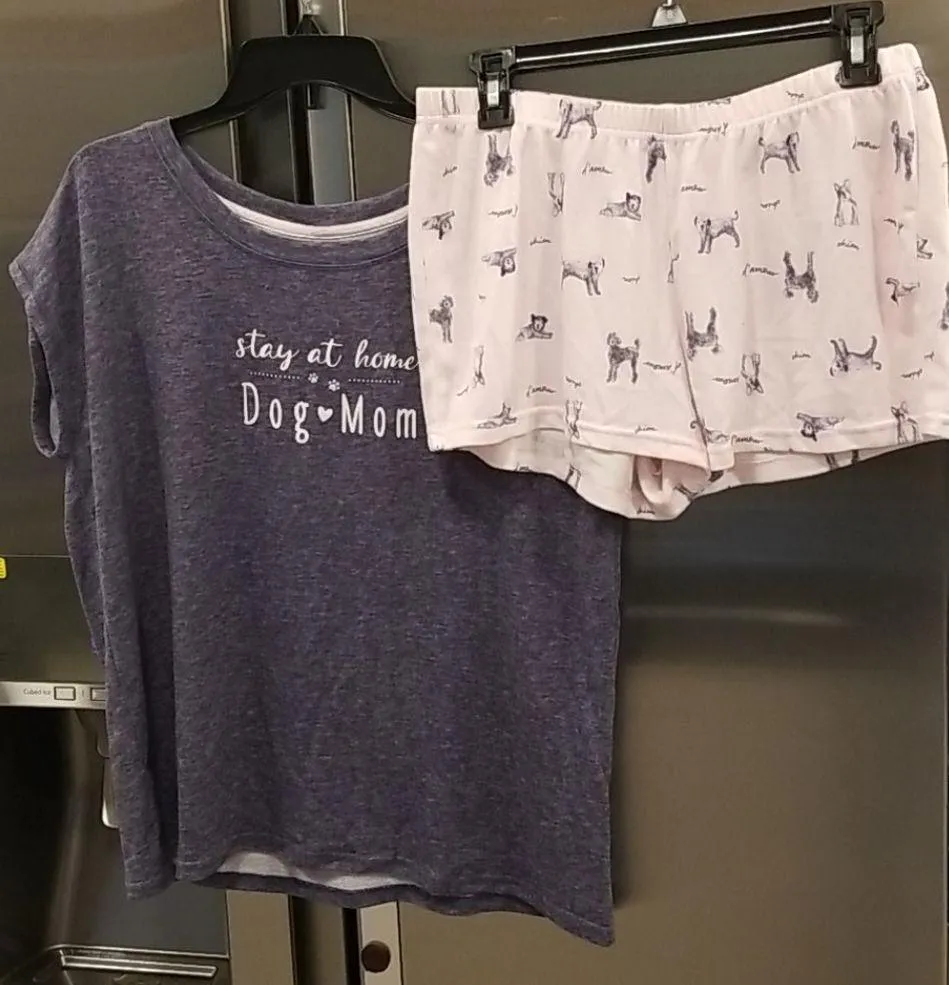 💕LAURA ASHLEY💕 Stay At Home Dog Mom PJ Set S/M - Image 6