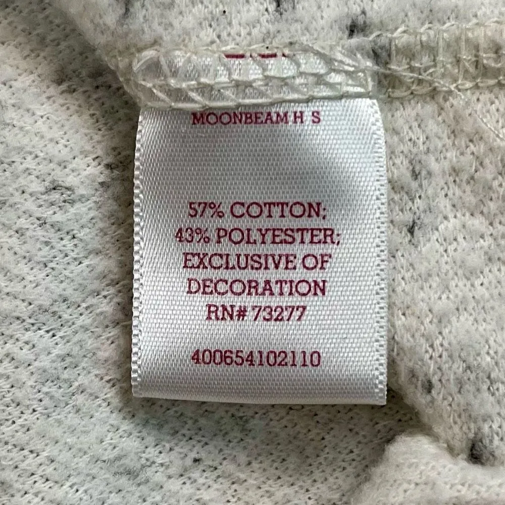 SO Moonbeam Heather Hooded Notchneck Perfect Hoodie Tunic Small - Image 8