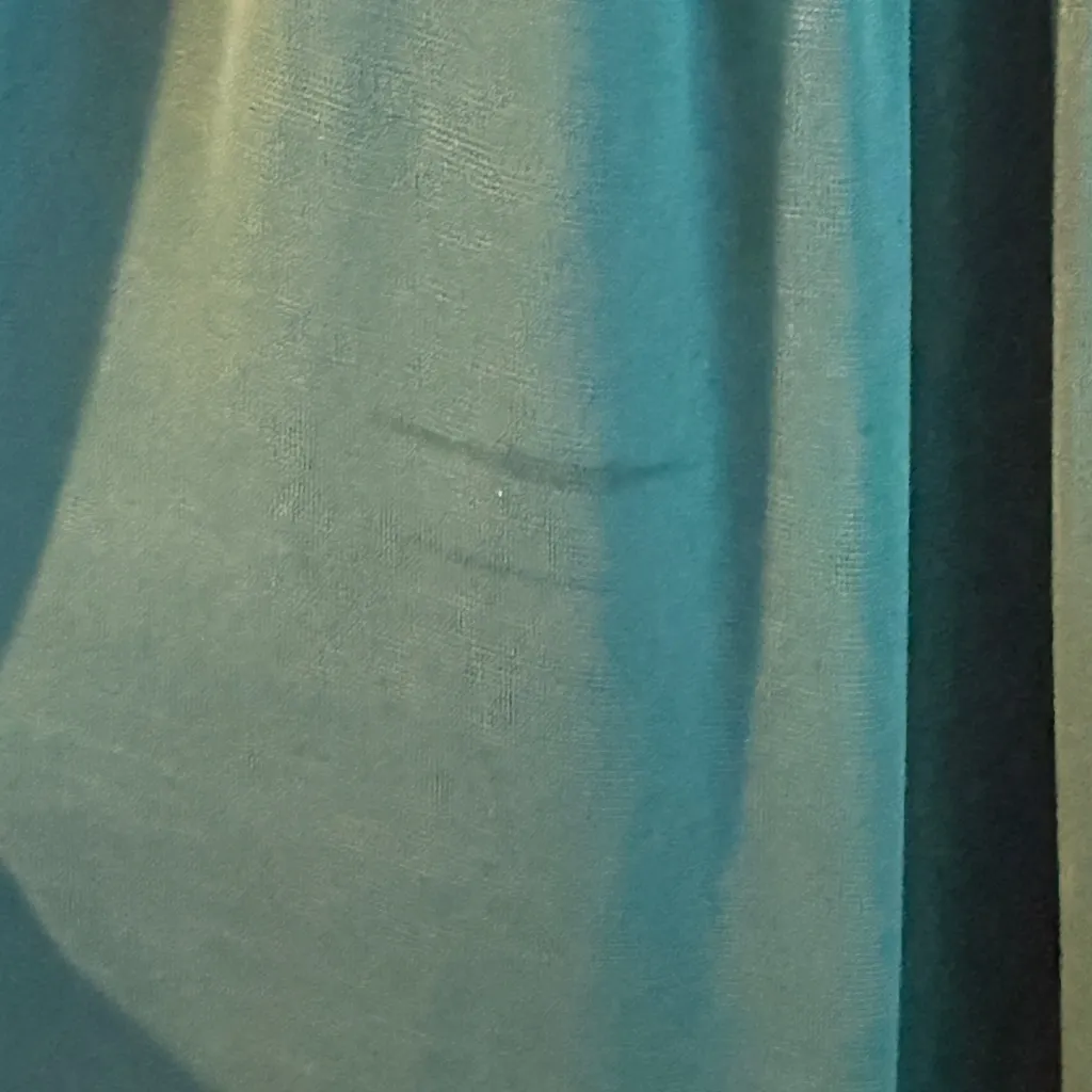 Sangria Green Evening Gown 18W Beaded Shoulders Plus Size Formal Dress - Image 7