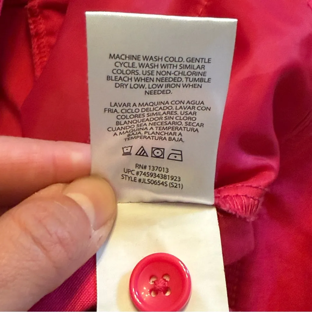 Isaac Mizrahi Fuschia Stretch 5" Inseam Scalloped Hem Tailored Shorts Size 12 - Image 8