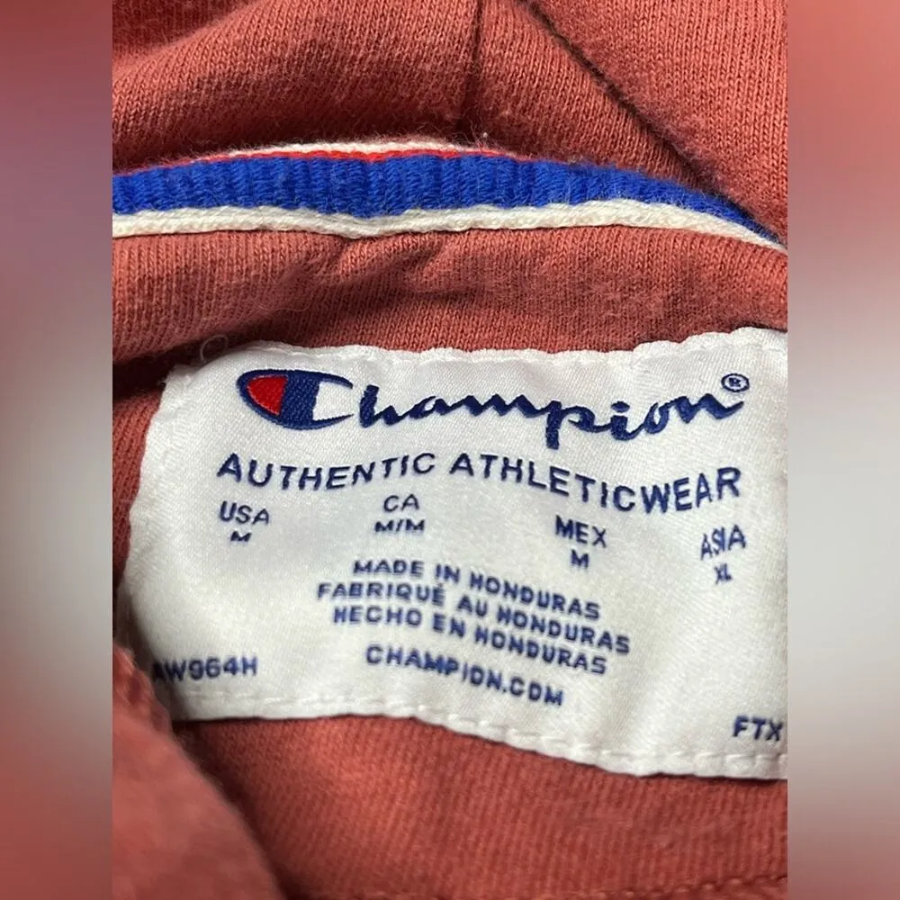 Champion Powerblend fleece classic script women’s pullover hoodie sweatshirt - Image 5