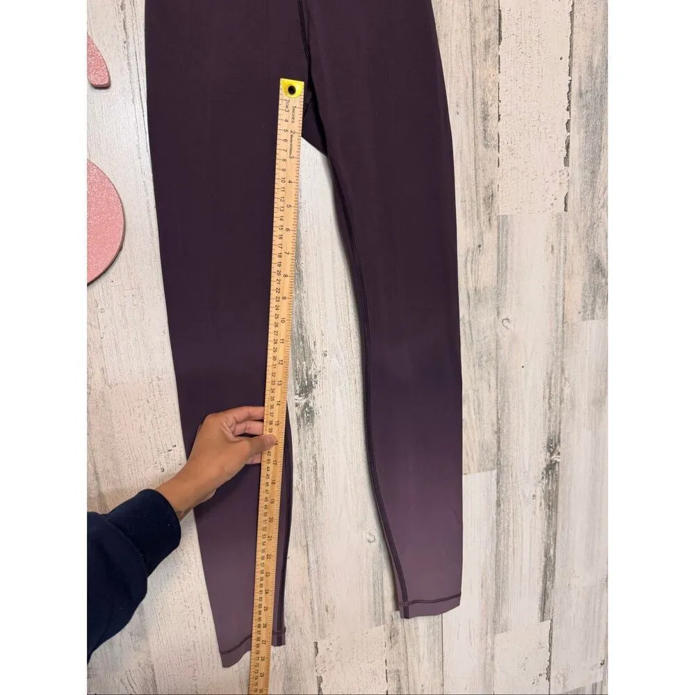 Lululemon Align High-Rise Ombre Leggings Purple Gradient Size 2 - Image 12