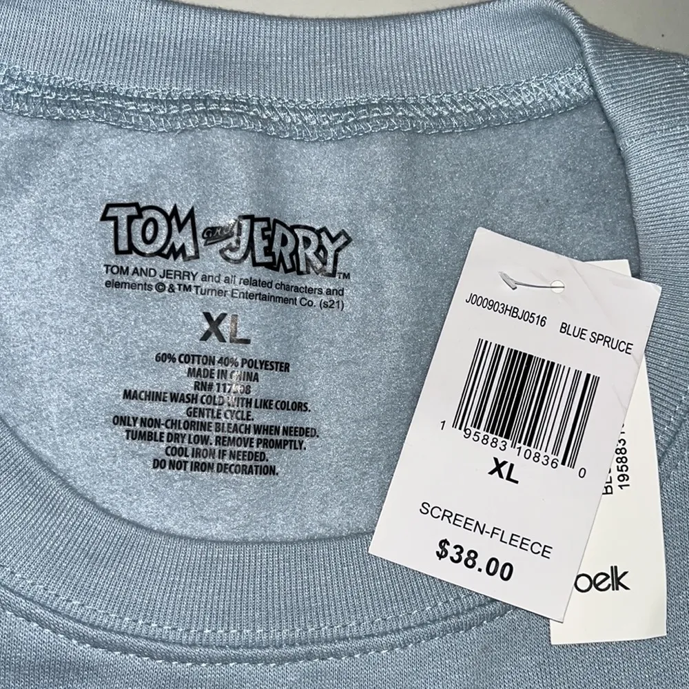 Tom and Jerry NWT Sz XL Blue - Image 5