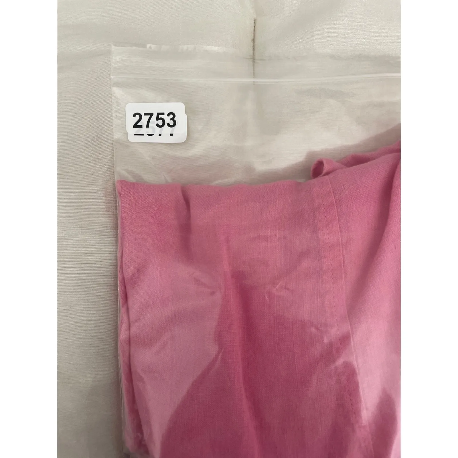 Vintage Talbots Women Linen Button Front Classic Top SP Pink Coastal Travel - Image 7