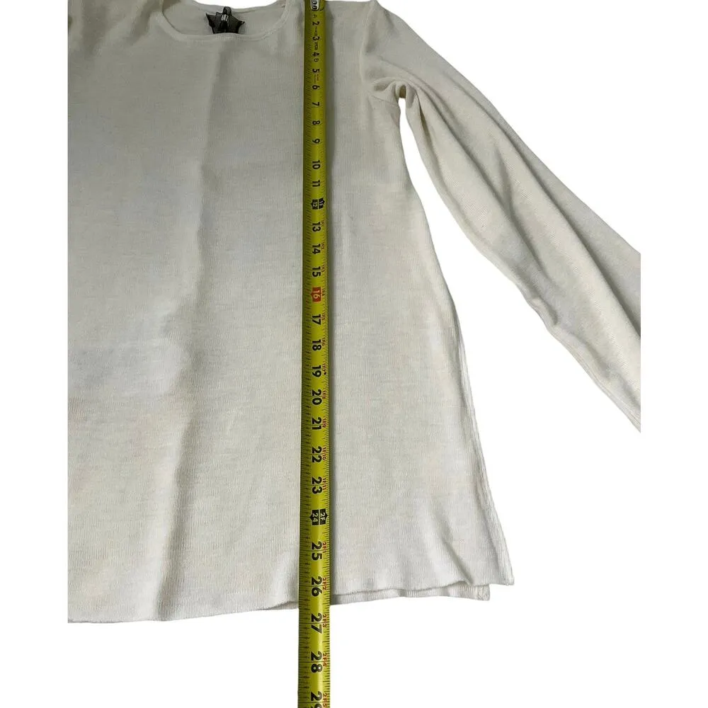 Reformation Ivory Sweater Top Women Size Small | 32-9 - Image 7