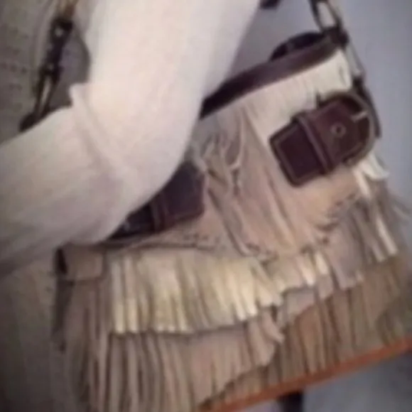 Coach LIMITED EDITION Suede Fringe Purse - Image 2