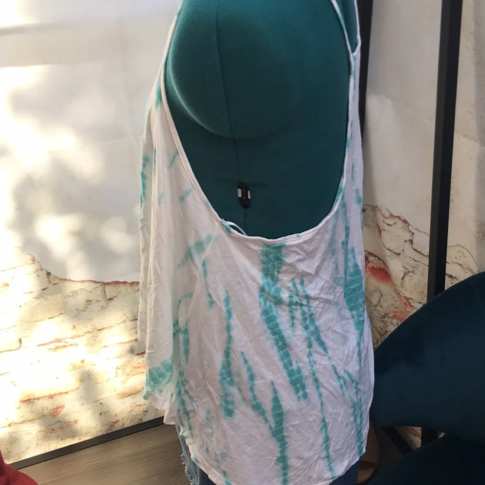 Renee C Women’s Tie Dye Racerback Trapeze Lightweight Summer Beachy Tank Top - Image 2