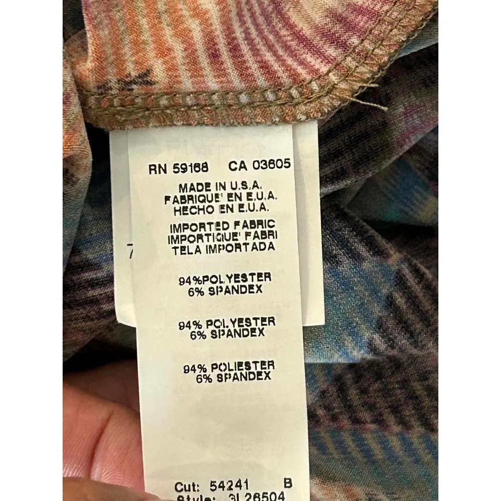 Karen Kane Women's Maxi Skirt Size S Multi Color Chevron Boho - Image 5