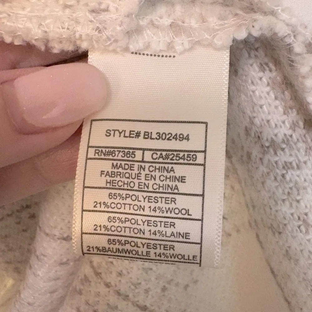 BB Dakota Steve Madden cream & tan plaid Shacket - super cute over leggings - Image 5