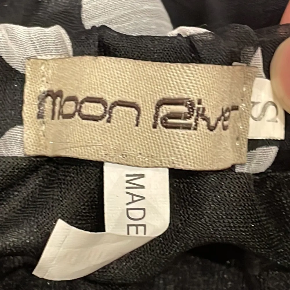 Moon River Black and White Polka Dot Strapless Dress - Size S - Image 5