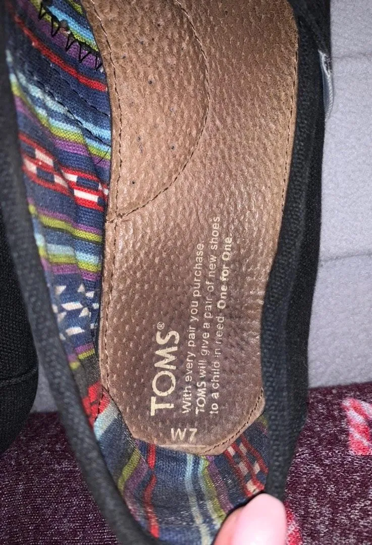 Toms Black Flats - Image 3