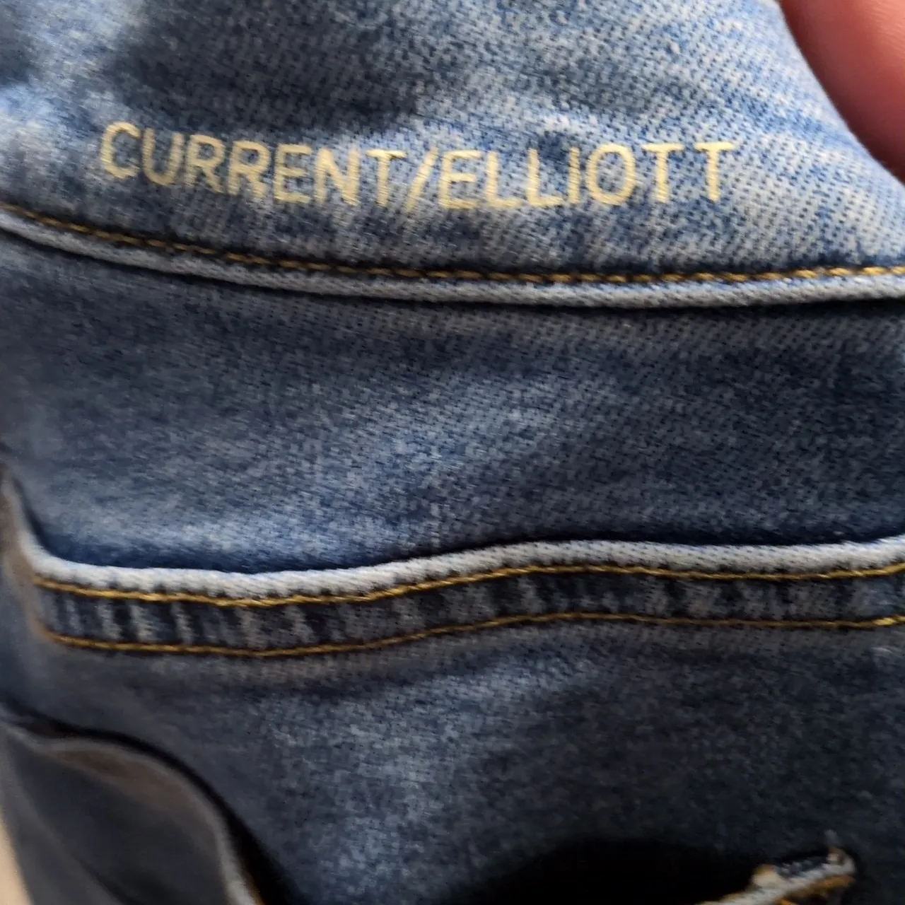 Current/Elliott The Seamed High-Waist Ankle Skinny Stiletto Jeans Size 27 - Image 8