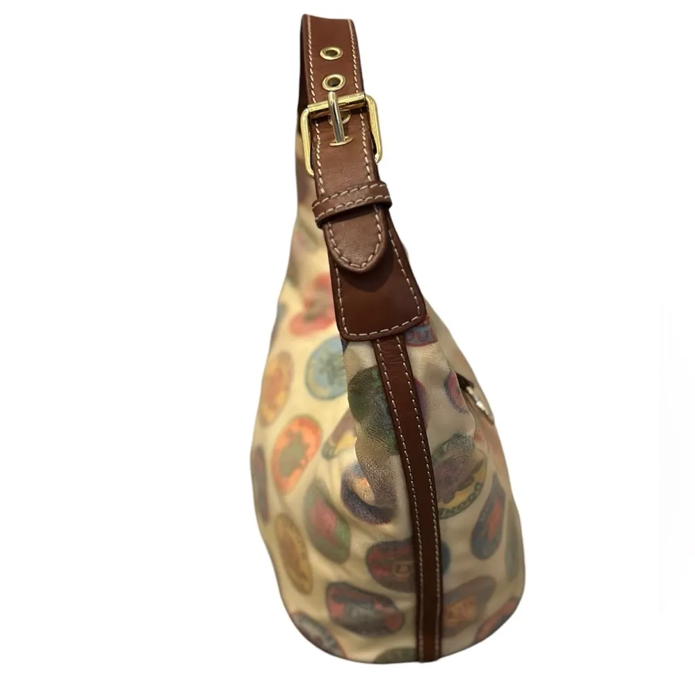 Y2K Vintage  Dooney and  Bourke Canvas Coated Small Shoulder Bag - Image 3