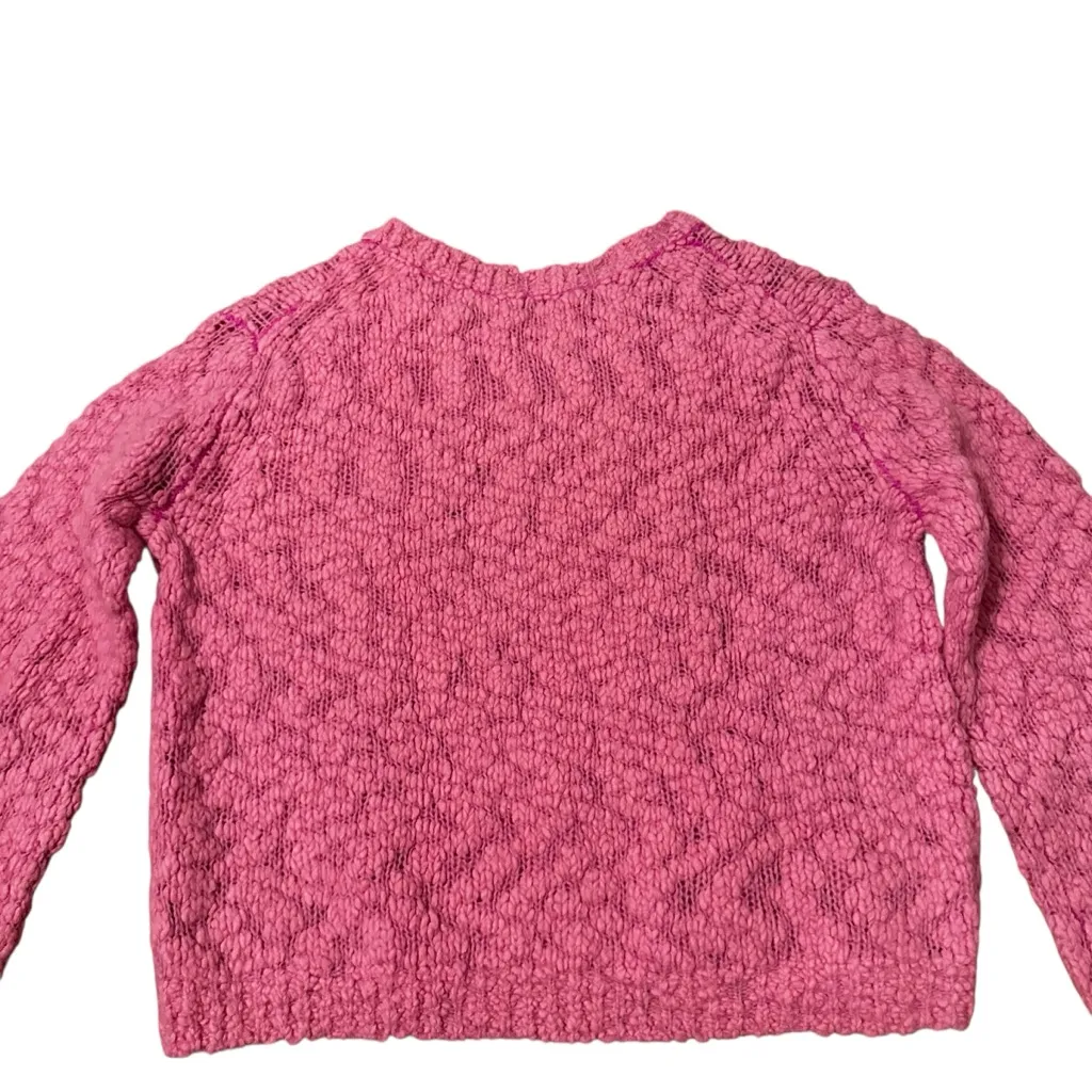 Helmut Lang Women’s Heritage Chunky Wool Blend Sweater Size S Pink - Image 2