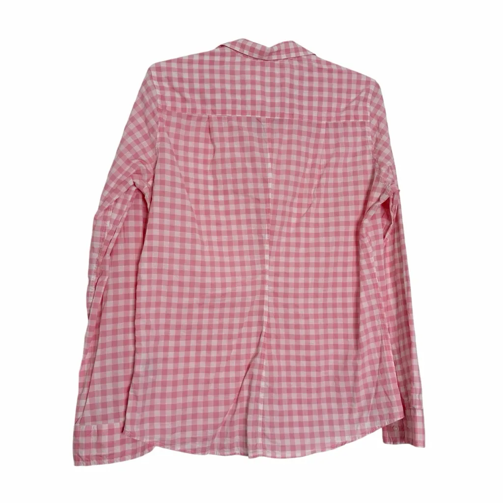 Frank & Eileen Barry Shirt Pink Gingham - Image 5