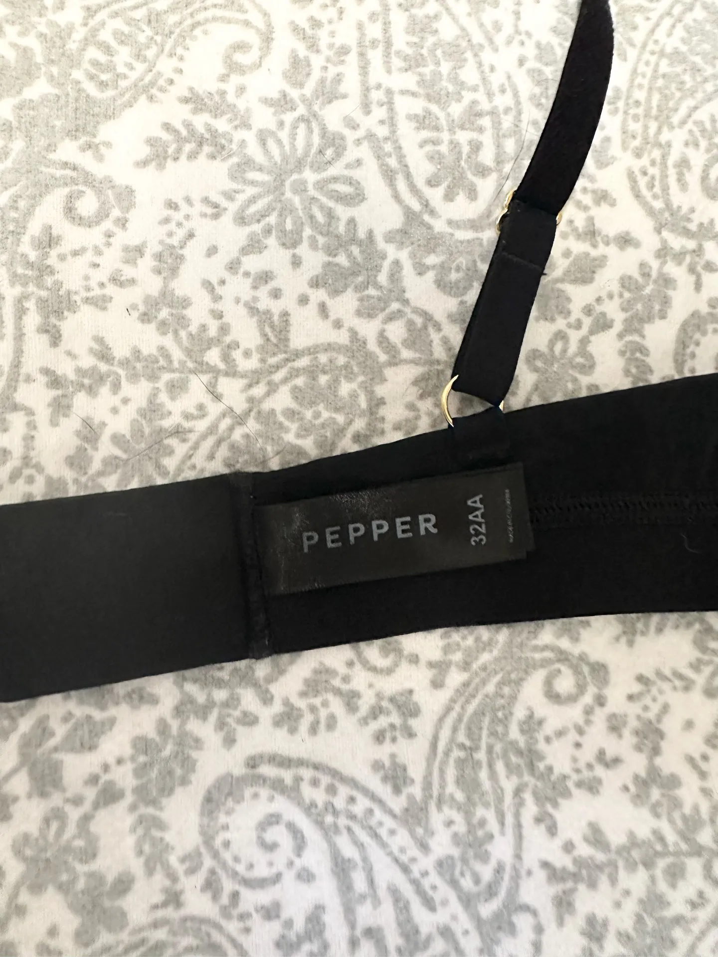 Pepper Bra Black Size 32 AA - Image 2