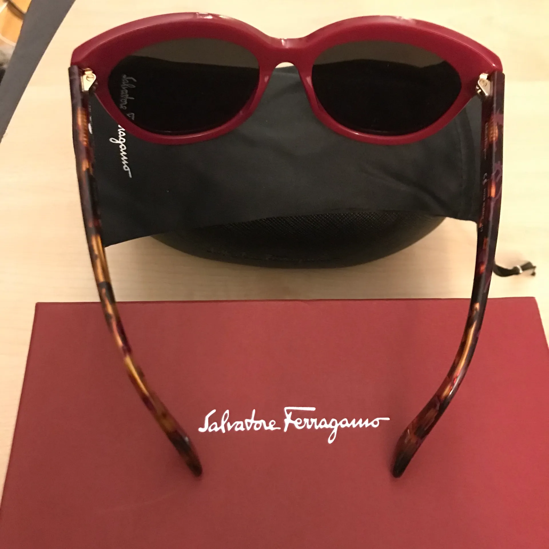 Salvatore Ferragamo Salvator Ferragamo Cateye Sunglasses AUTHENTIC Designer Eyewear For Women - Image 6