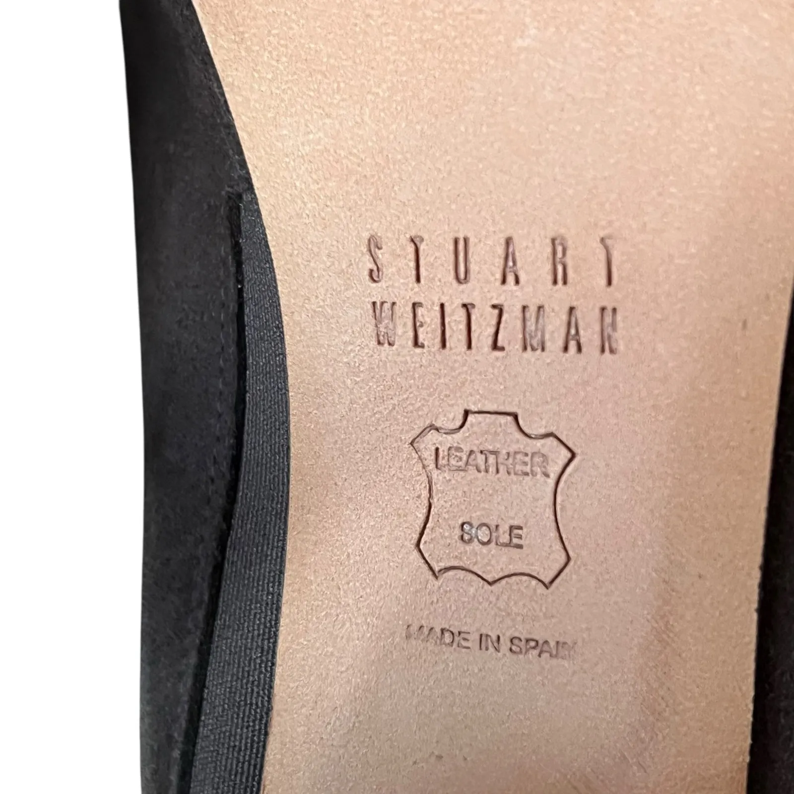 Stuart Weitzman Commodore Bootie 6 Brown Leather Suede Studded Shoes Chic Edgy - Image 13