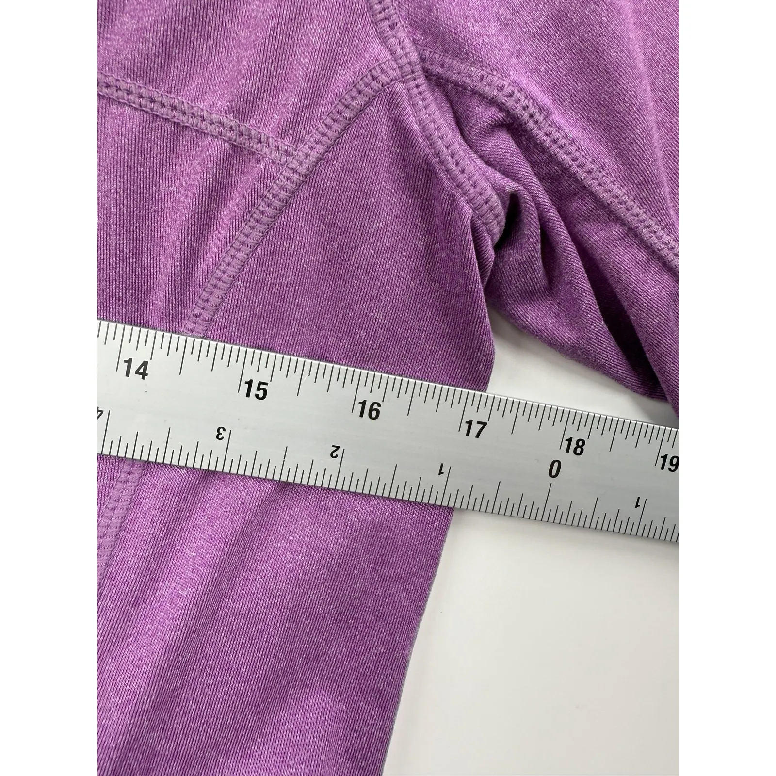 Title Nine Jacket Womens Small Purple Hooded Full Zip Running Thumbholes Stretch - Image 7