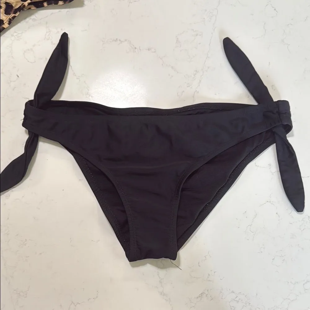 Demi’s Leopard Print Bikini Set. 3 pieces. Size L top size Small/medium bottom. Brown - Image 8