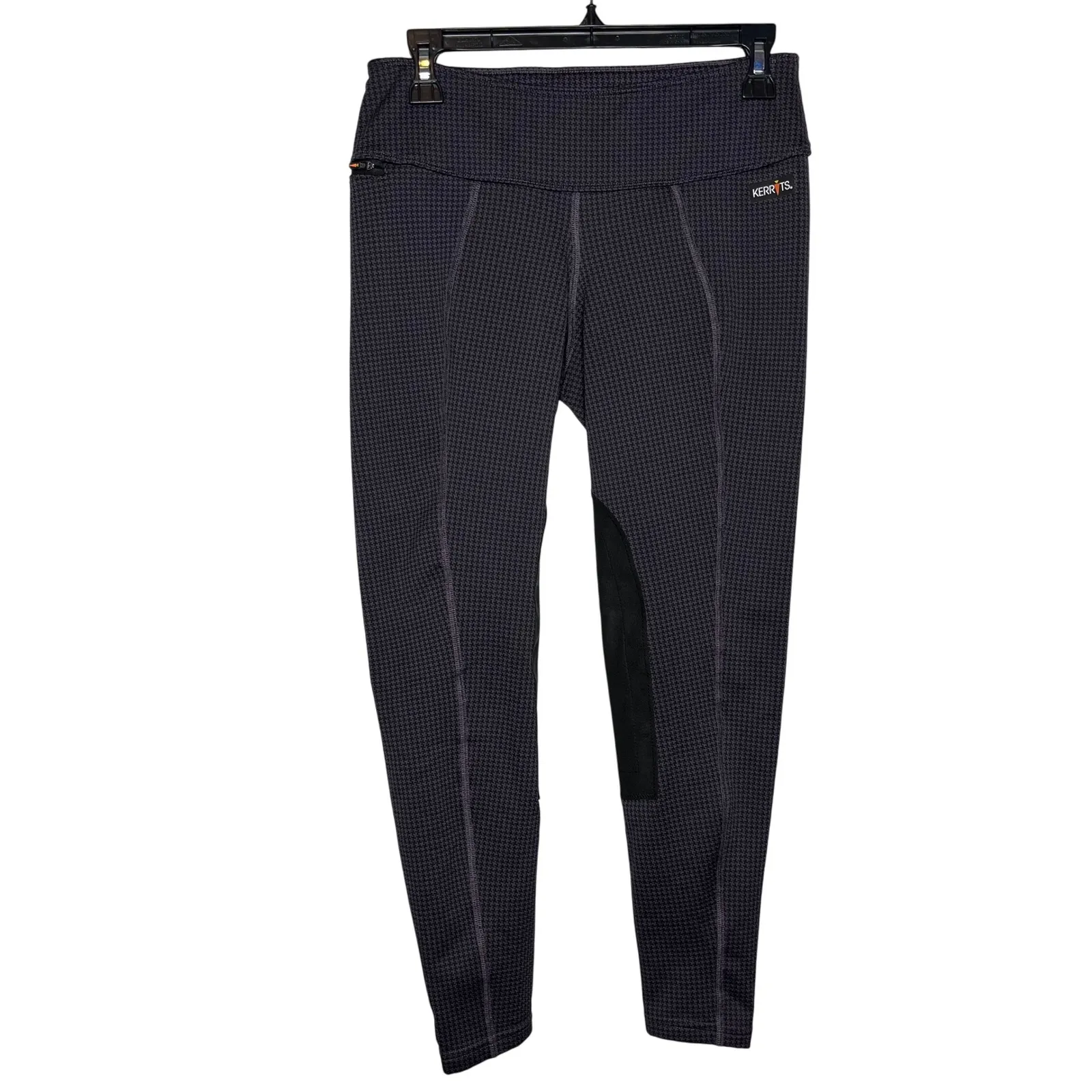 Kerrits Size Small Houndstooth Breeches Riding Pants Women Knee Patch - Image 2