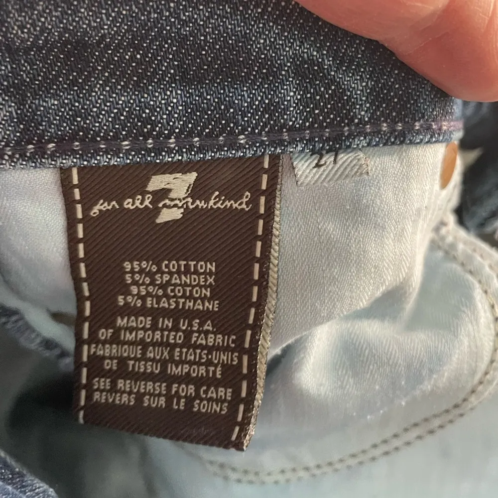 Seven for all mankind straight leg crop‎ size 27 jeans - Image 4