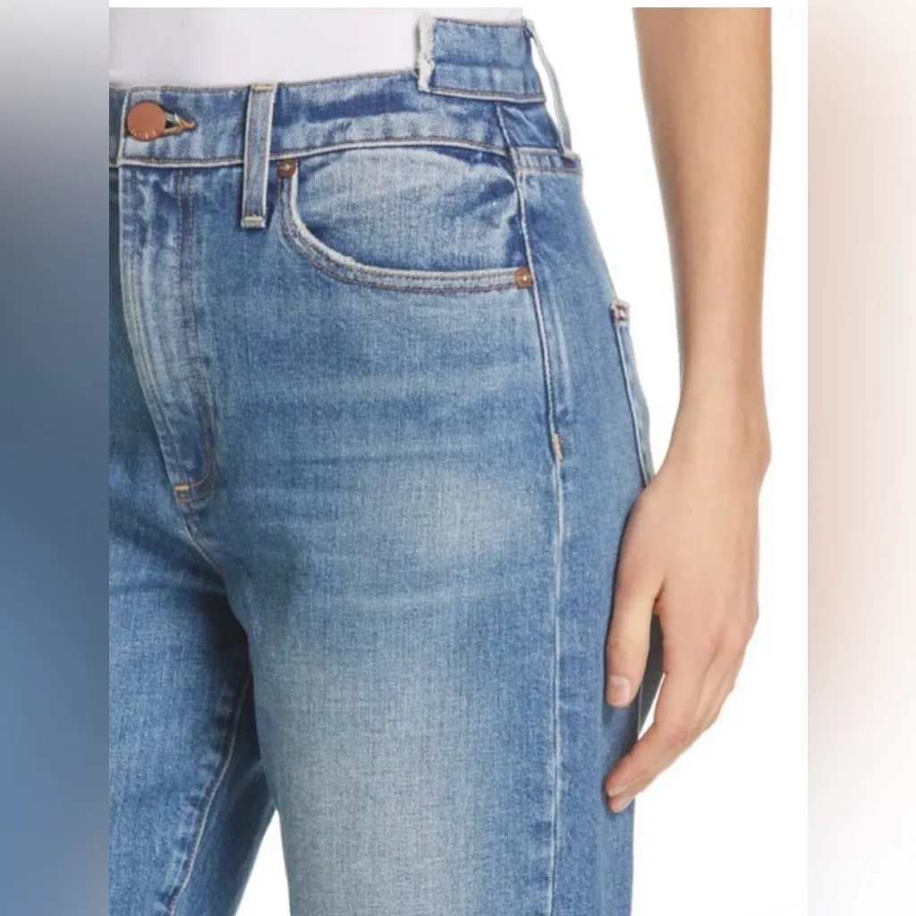 Alice + Olivia Amazing Double Waist Jean in Try Me Denim Size 24 - Image 3