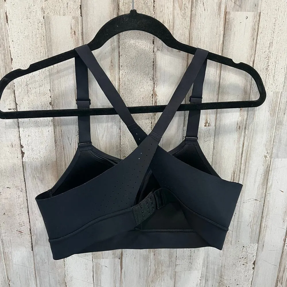 Under Armour Black Rush High Impact Sports Bra Womens Size 34B - Image 2