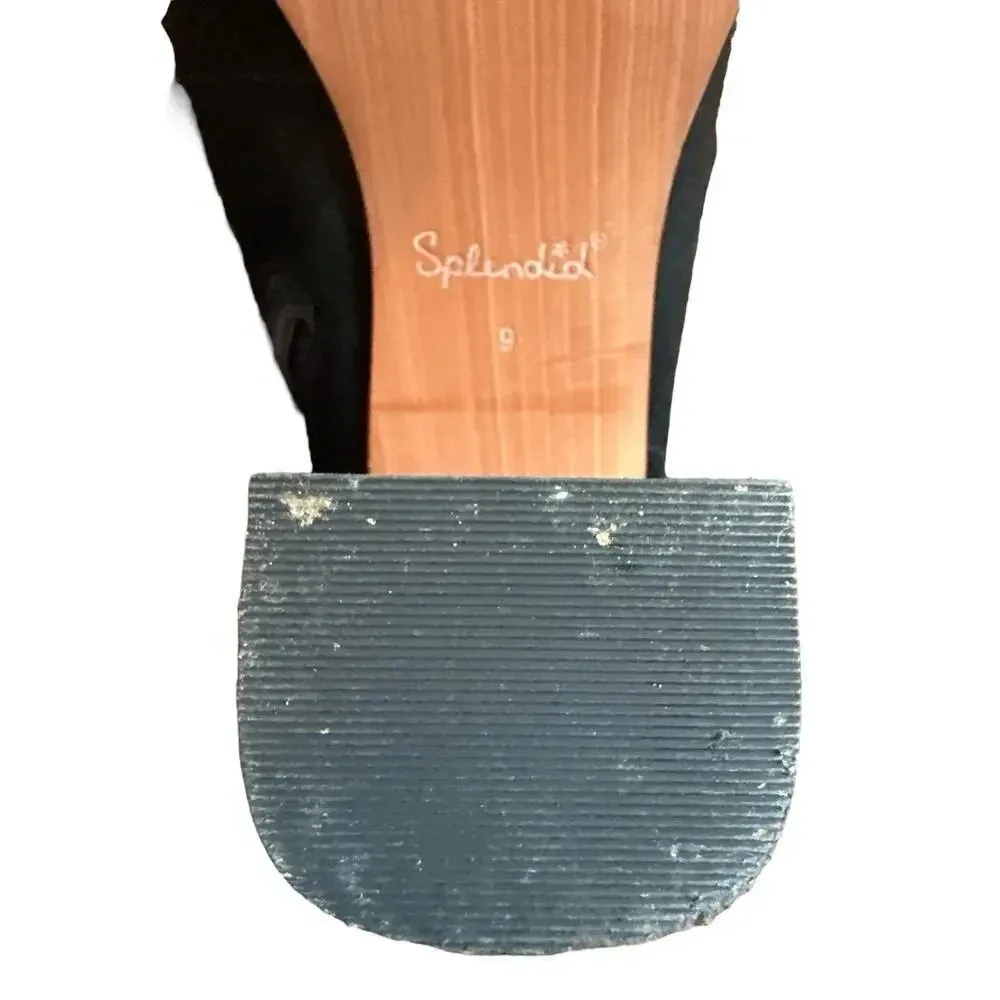 SPLENDID  GLORIA SUEDE KNEE-HIGH BOOTS SHOES Black 9 - Image 8