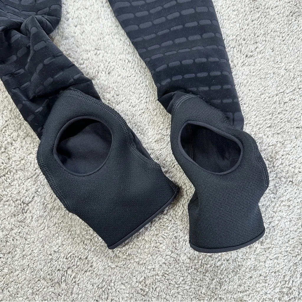 NWT Nike Dri-Fit Pro Recovery Hypertight Running Tights in Black Neon Green S - Image 9