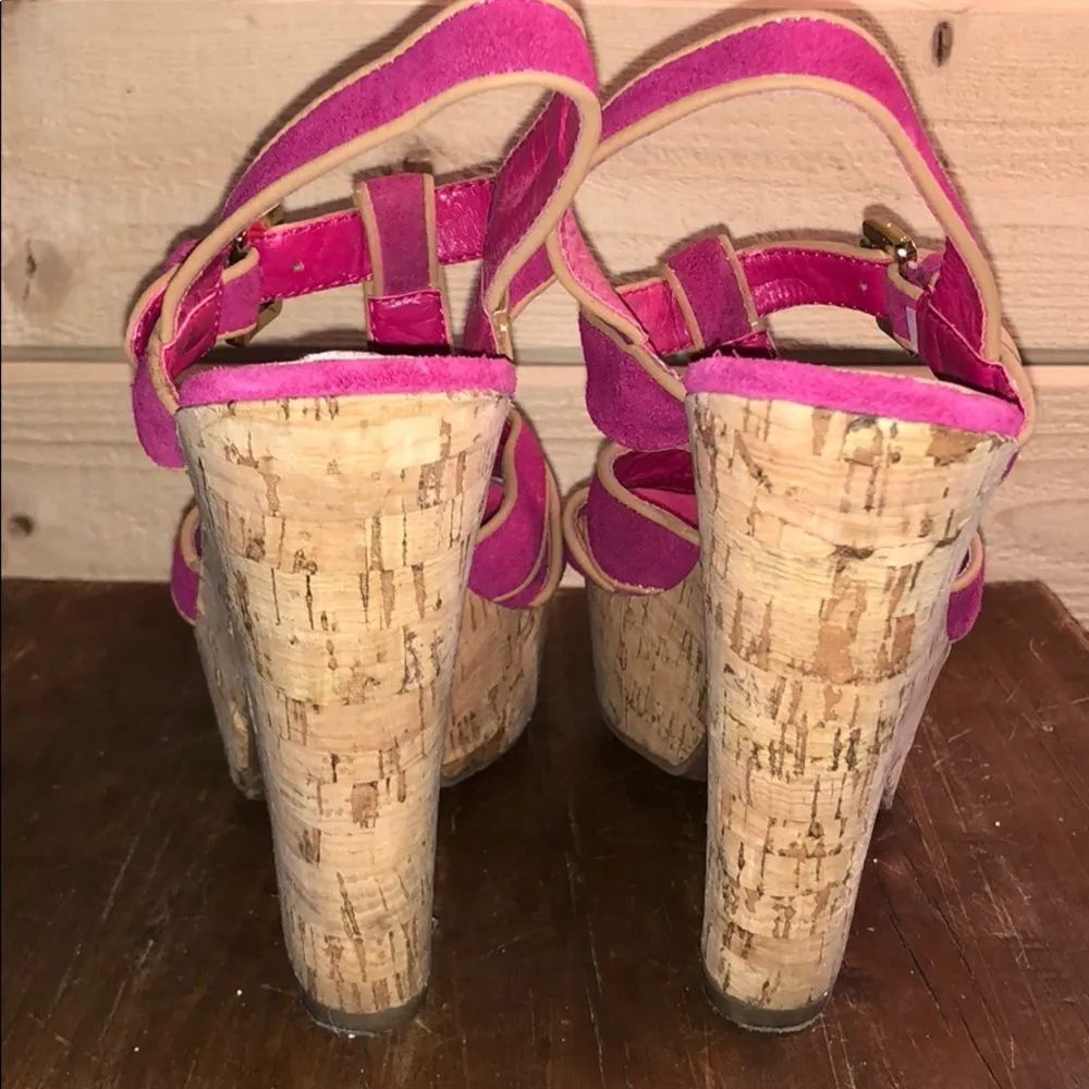 Vintage Dolce Vita‎ Chunky Heels Tan Size 6.5 - Image 3