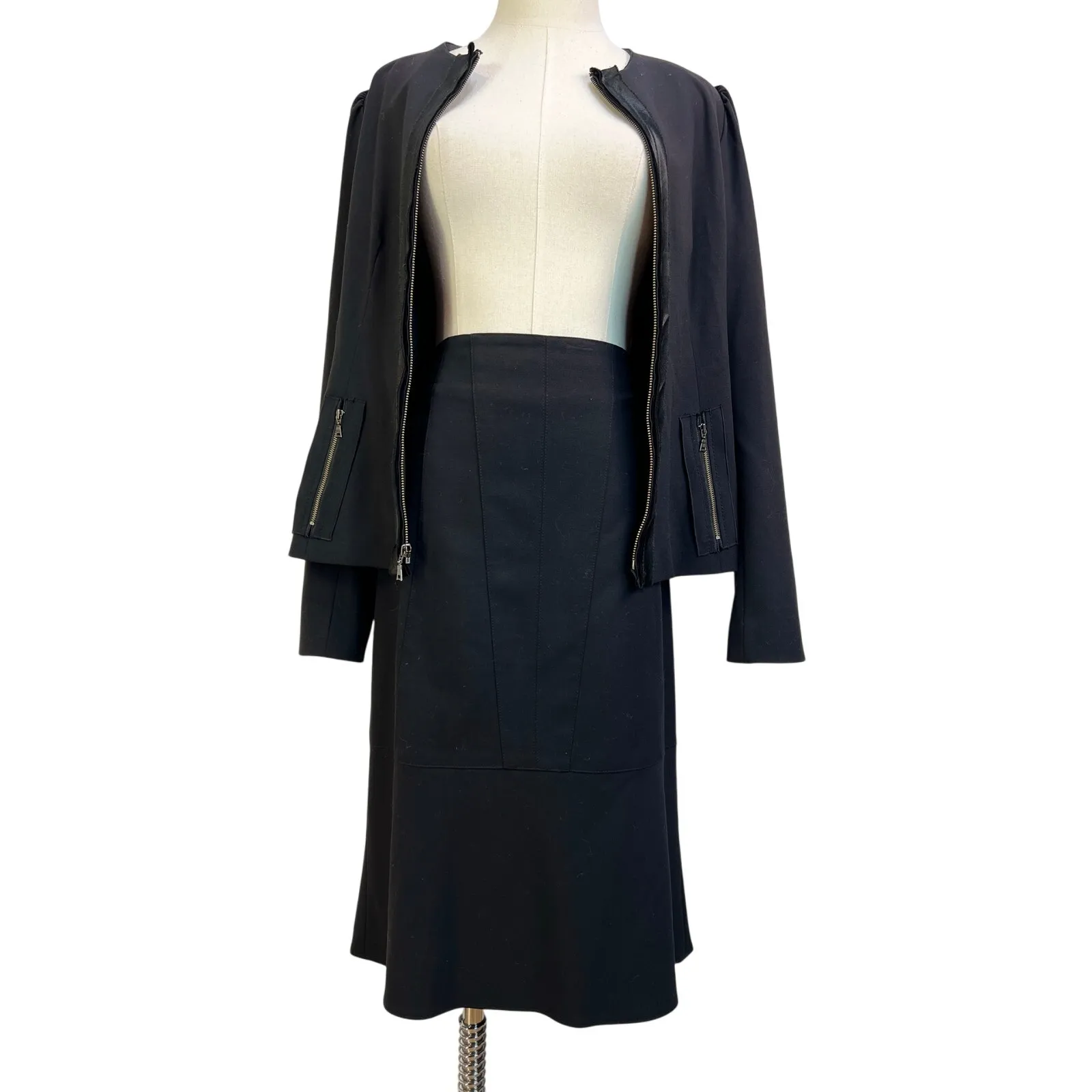 Tahari Blazer & Skirt Set Black - Image 6