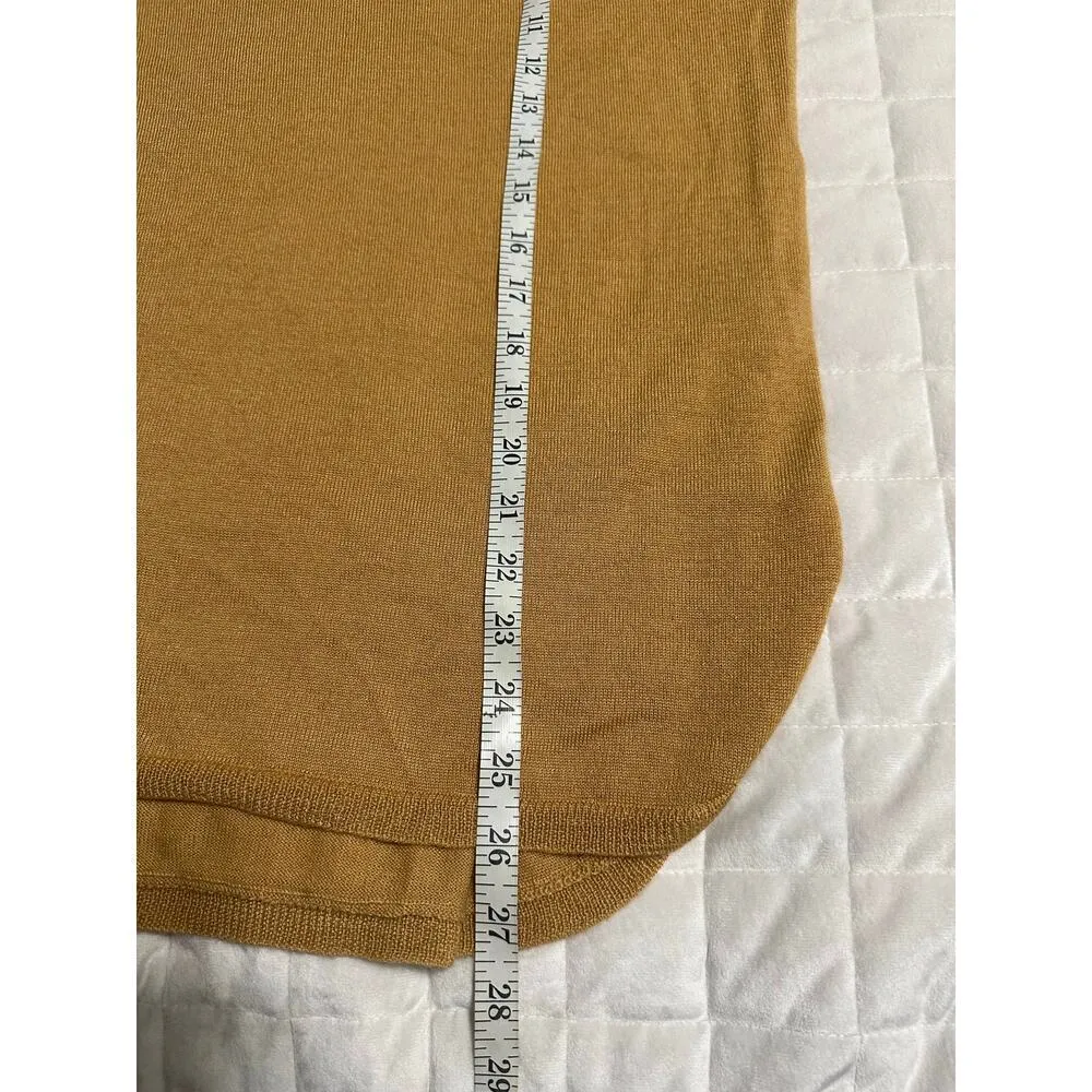 Cremieux Wool Blend Tunic Sweater Women's Size Small Long-Sleeve Soft Neutral - Image 6