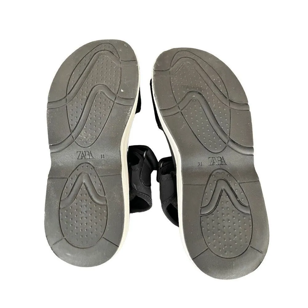 ZARA Platform Wedge Sandals size 8 - Image 7