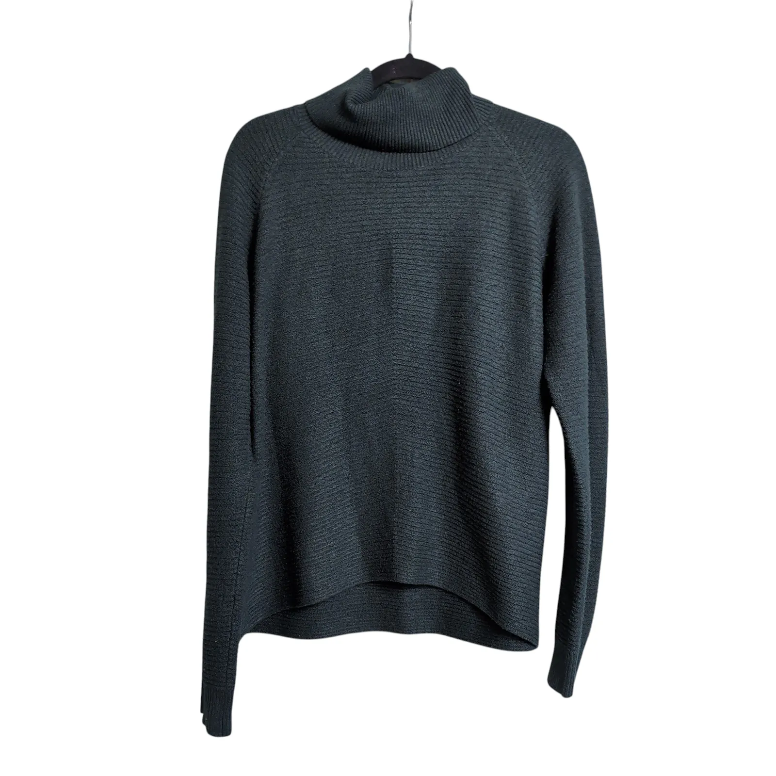 Kuhl Solace Sweater Soft Pine Green Cowl Neck L - Image 3