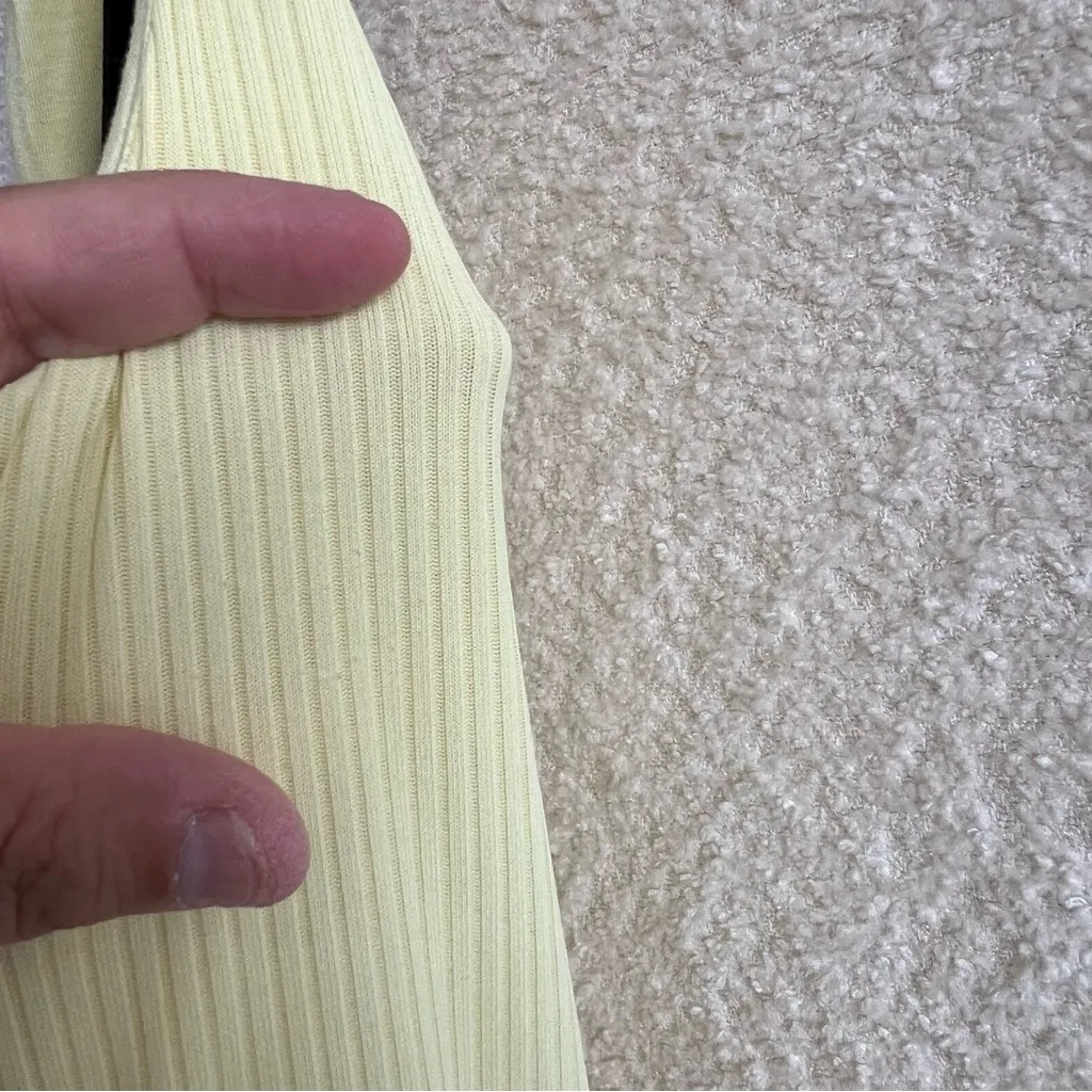 Privacy Please Revolve Women’s Bekka Canary Yellow Bodysuit Size Small - Image 14