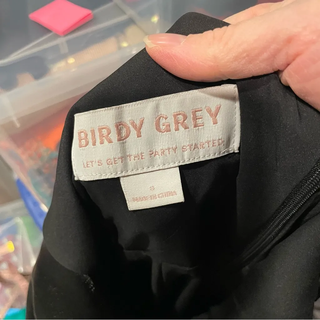 Sexy slinky black satin maxi ruched dress Birdie Grey Lydia whimsigoth mermaid - Image 6